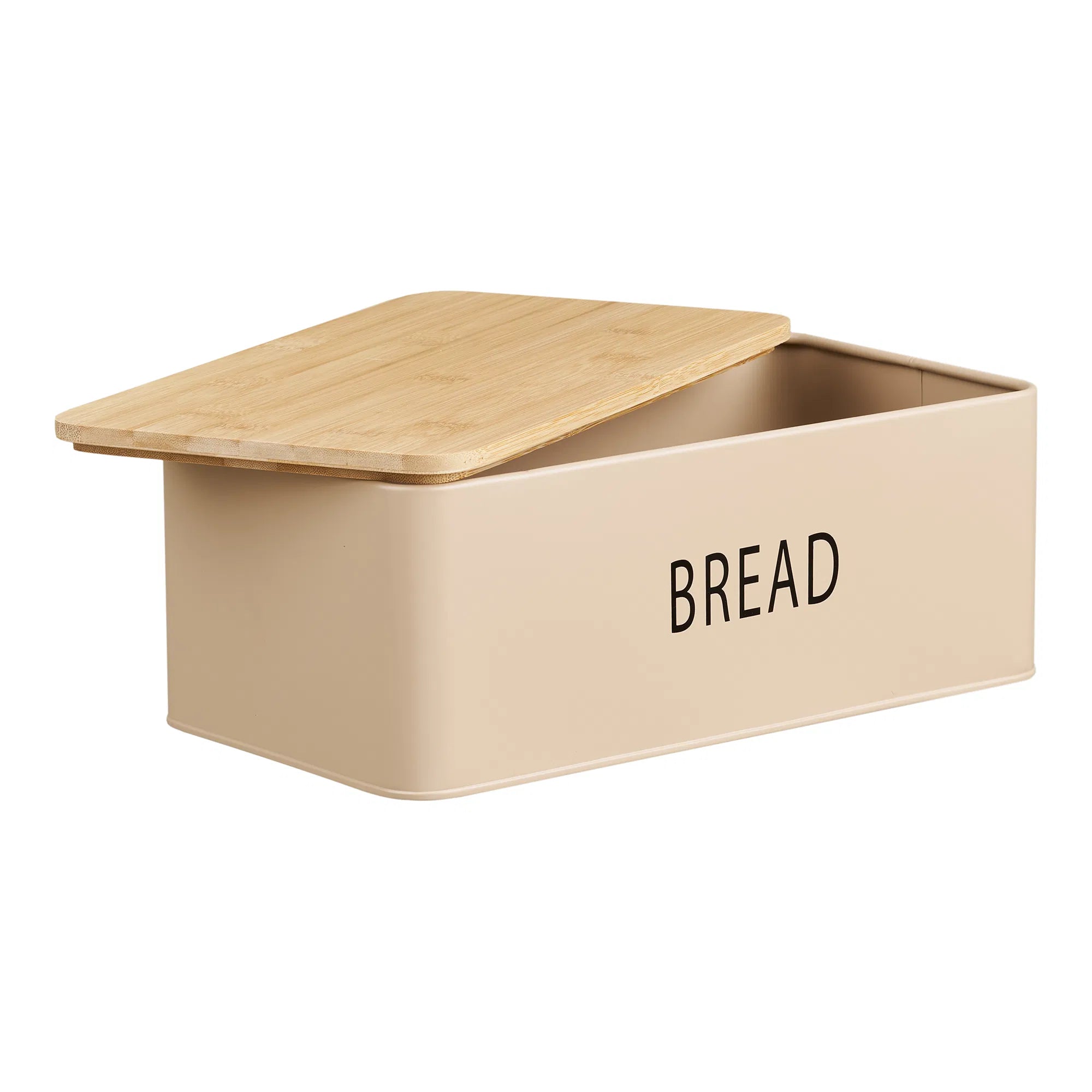 Brotbox Jorvella - aus Metall mit Bambusdeckel (4er Set)