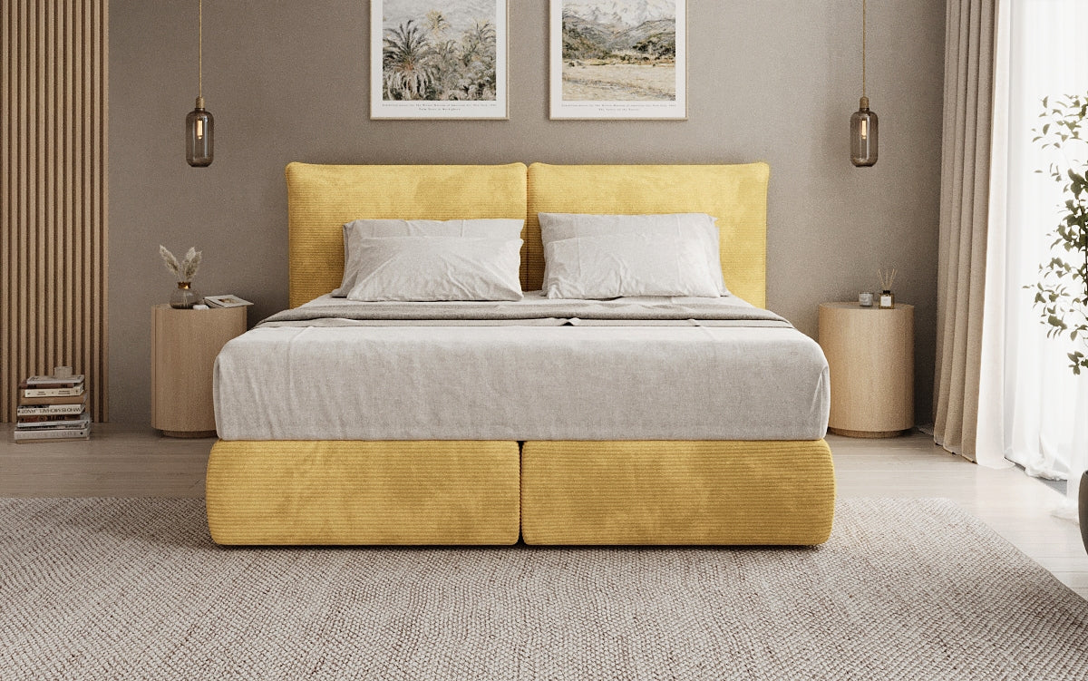 Boxspringbett Pillo in Cord