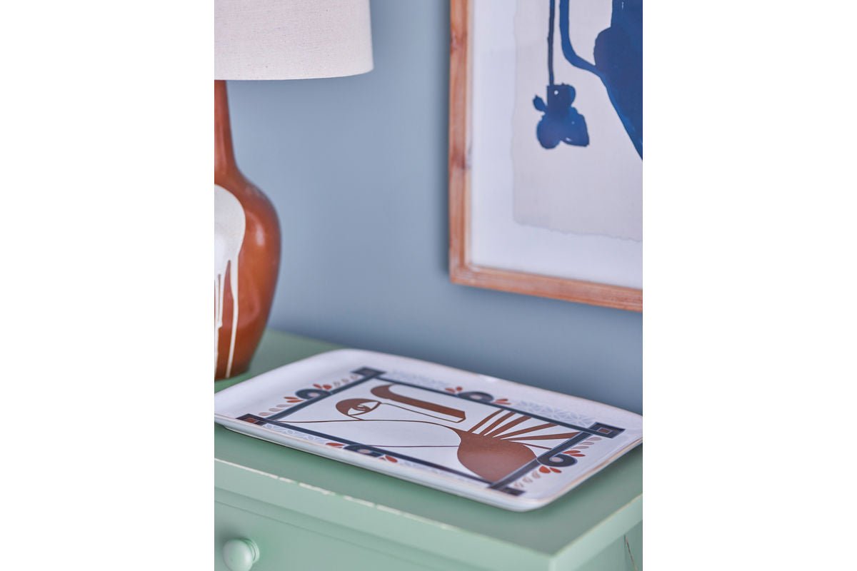 Servierplatte „Ravena“ – aus Steingut