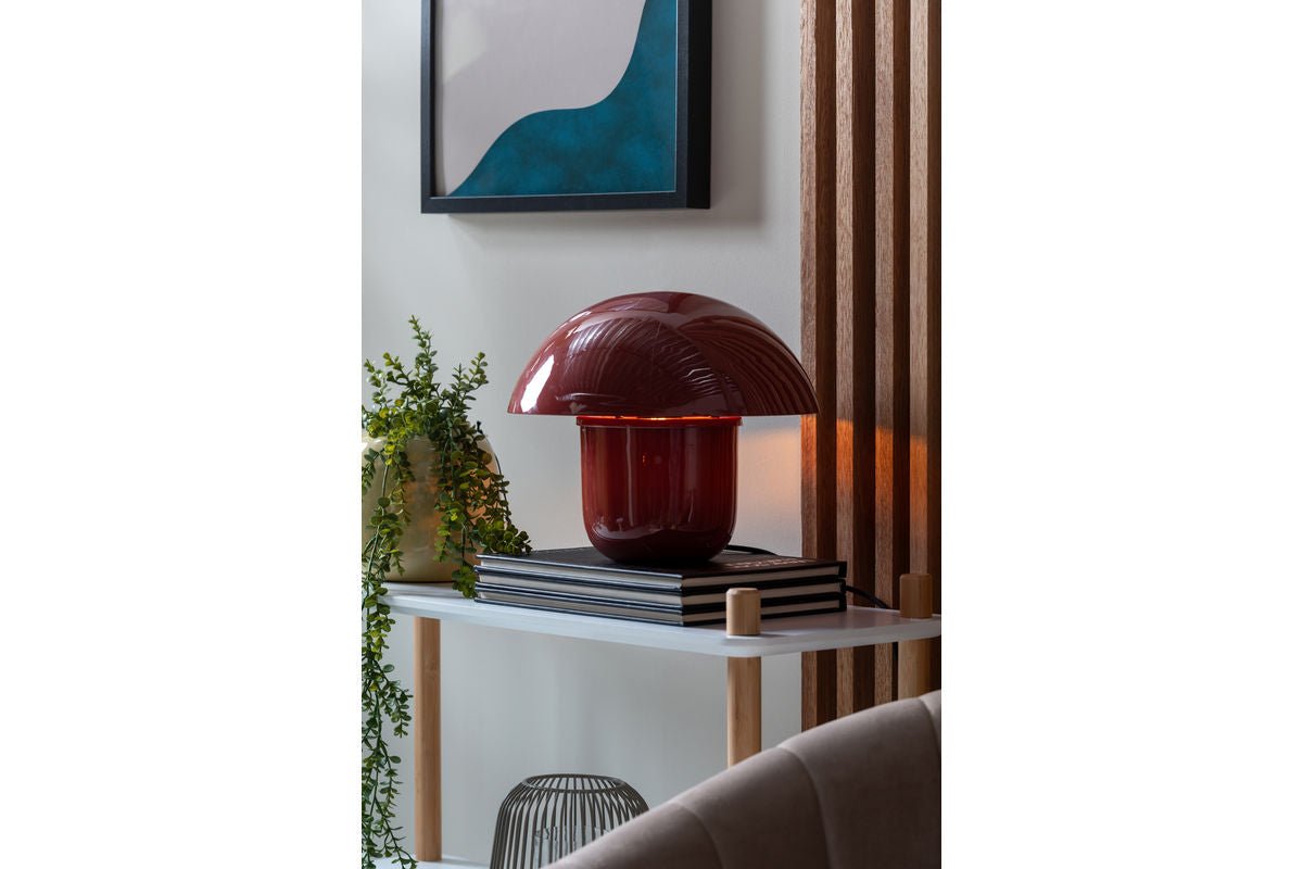 Tischlampe Fungi - Designleuchte aus Eisen in Pilzform