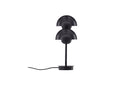 Tischlampe Noir Duo – Elegante Schwarzstahl-Lampe mit Doppelkuppel