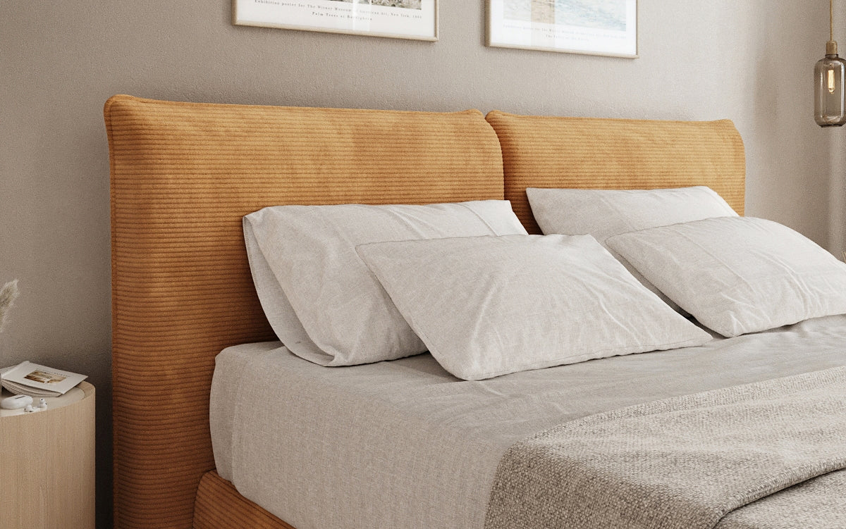 Boxspringbett Pillo in Cord