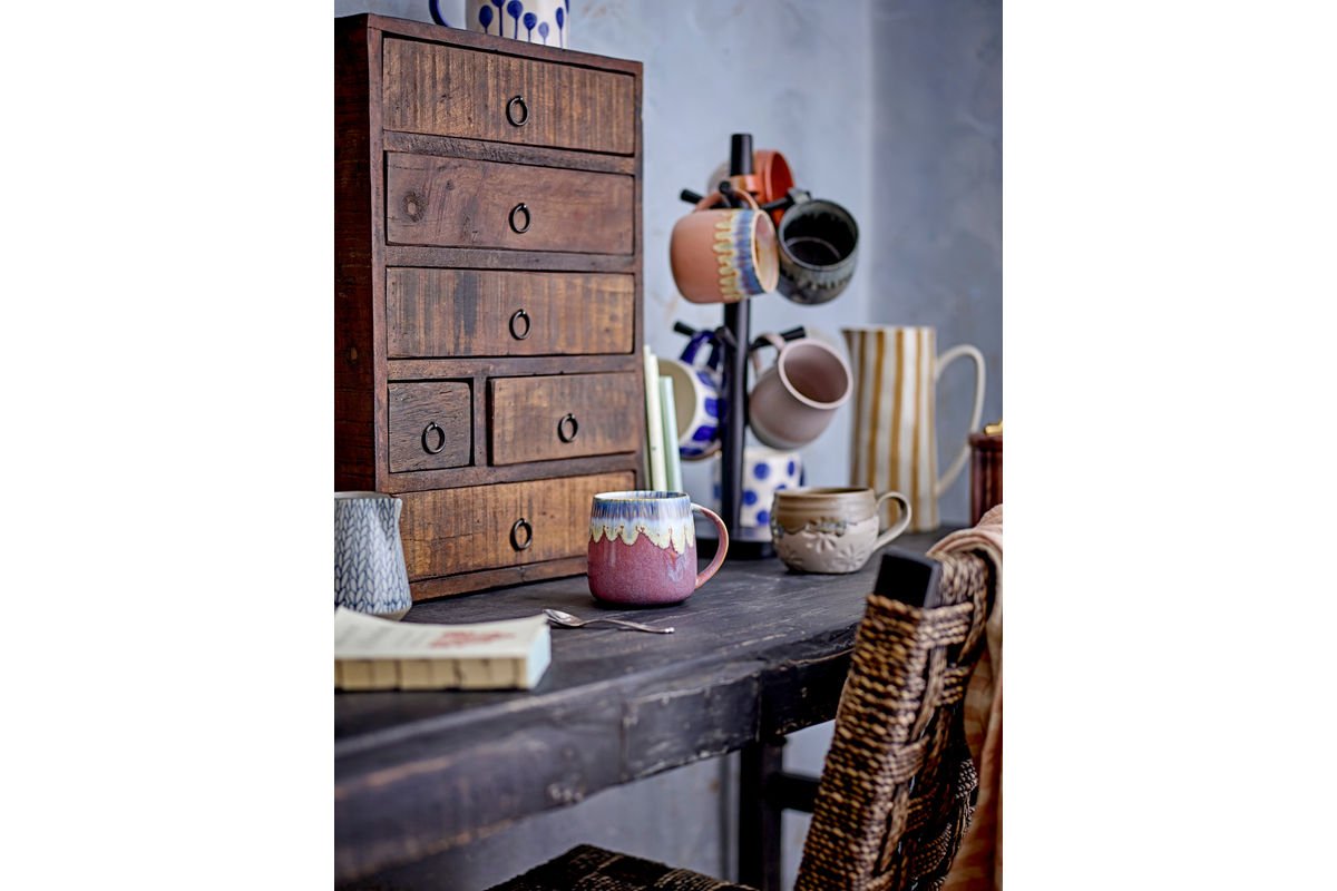 Becher Aurea - aus Steingut gefertigt / 3er Set