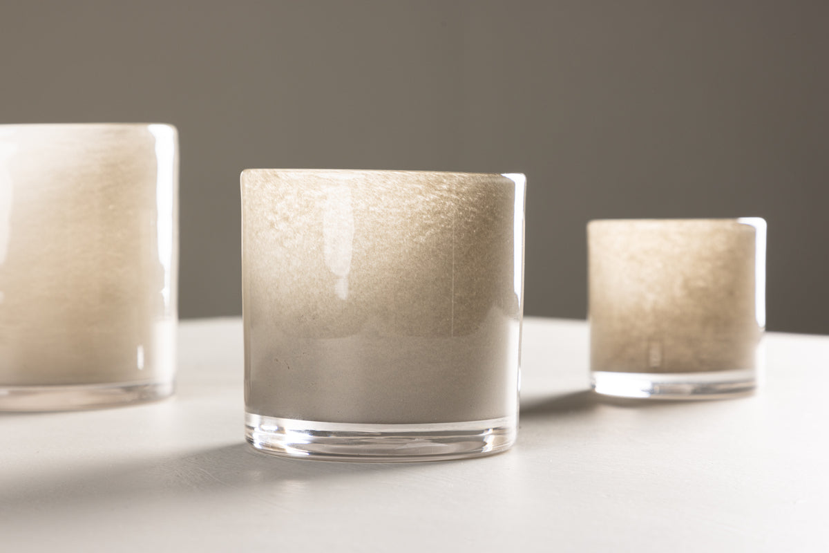 Laterne Polar - Laterne aus Glas in verschiedenen Farben