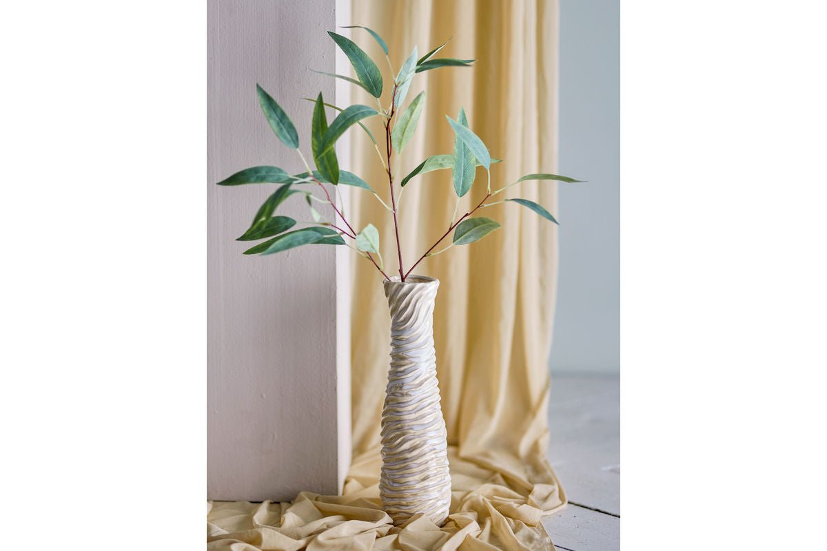 Vase „Naturaza“ – helles Steingut