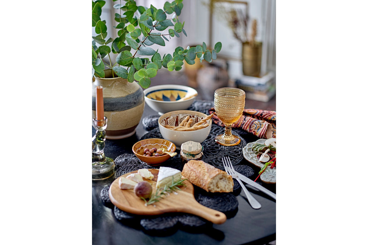 Schale Riona – Steingut mit handgemaltem Muster