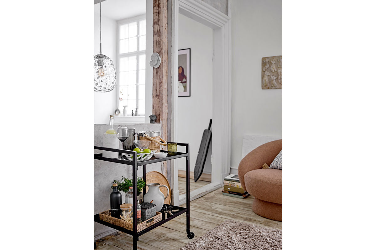 Schale Liora - Steingut in Weiß als Blattdesign