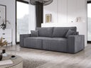 Designer Sofa Velanova 3 Sitzer Cord mit Schlaf- und Klappfunktion