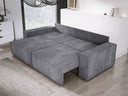 Designer Sofa Velanova 3 Sitzer Cord mit Schlaf- und Klappfunktion