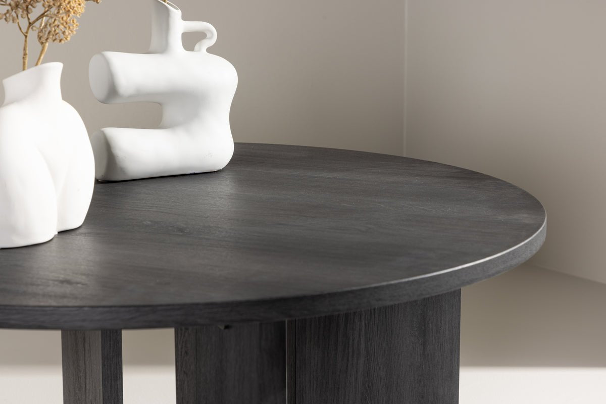 Couchtisch Davinci - Rundtisch mit Holzoptik