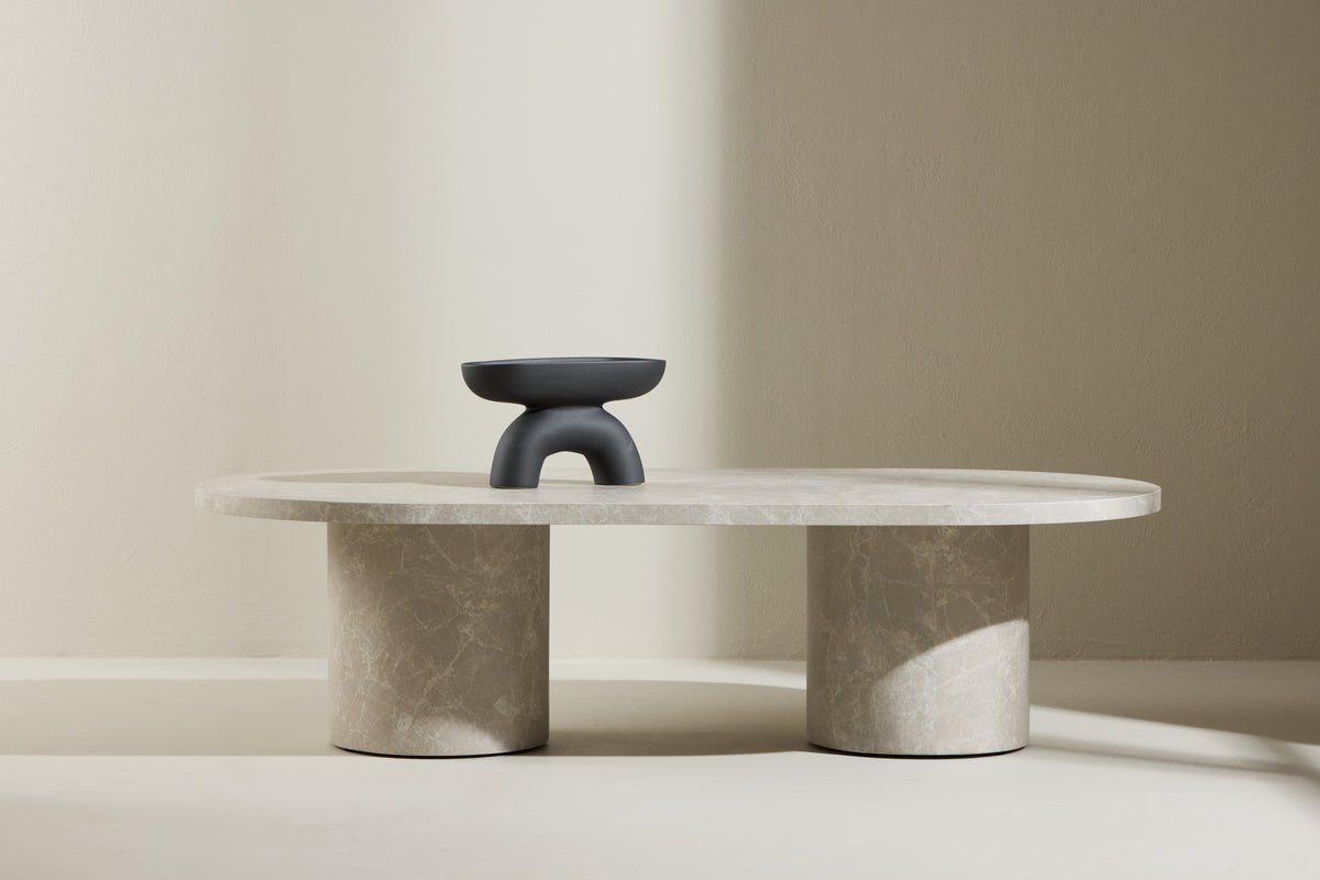 Couchtisch Karito - in Marmoroptik