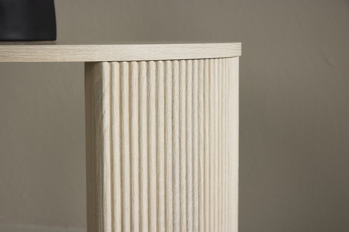 Couchtisch Rouven - mit geriffeltem Korpus