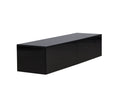 Designer TV-Lowboard Noirra – Schwebendes Design in Schwarz
