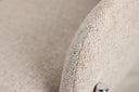 Stuhl Helora in Beige aus Polyester-Leinen