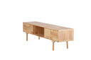 Kommode Janice - 200 cm Sideboard aus Gummibaumholz
