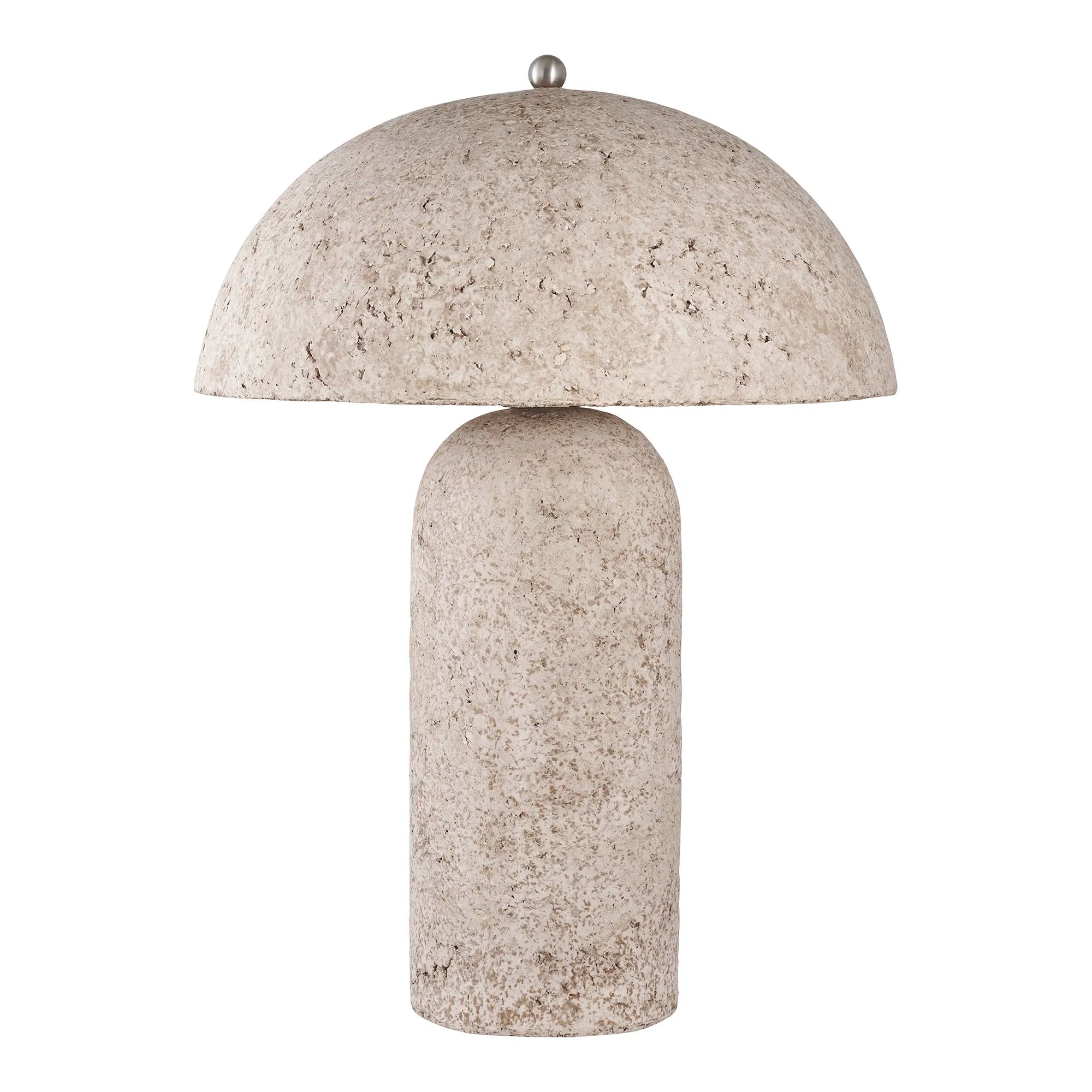 Tischlampe „Astley“ – Skulpturales Design in Stein-Optik