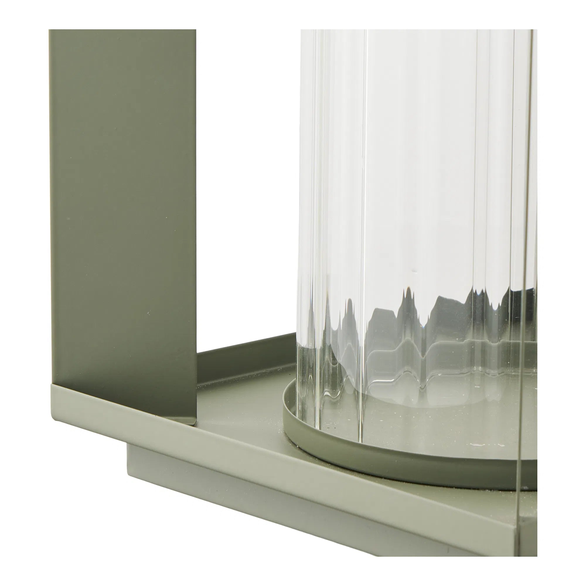 Kerzenlaterne Eirnova – aus Metall und Glas gefertigt