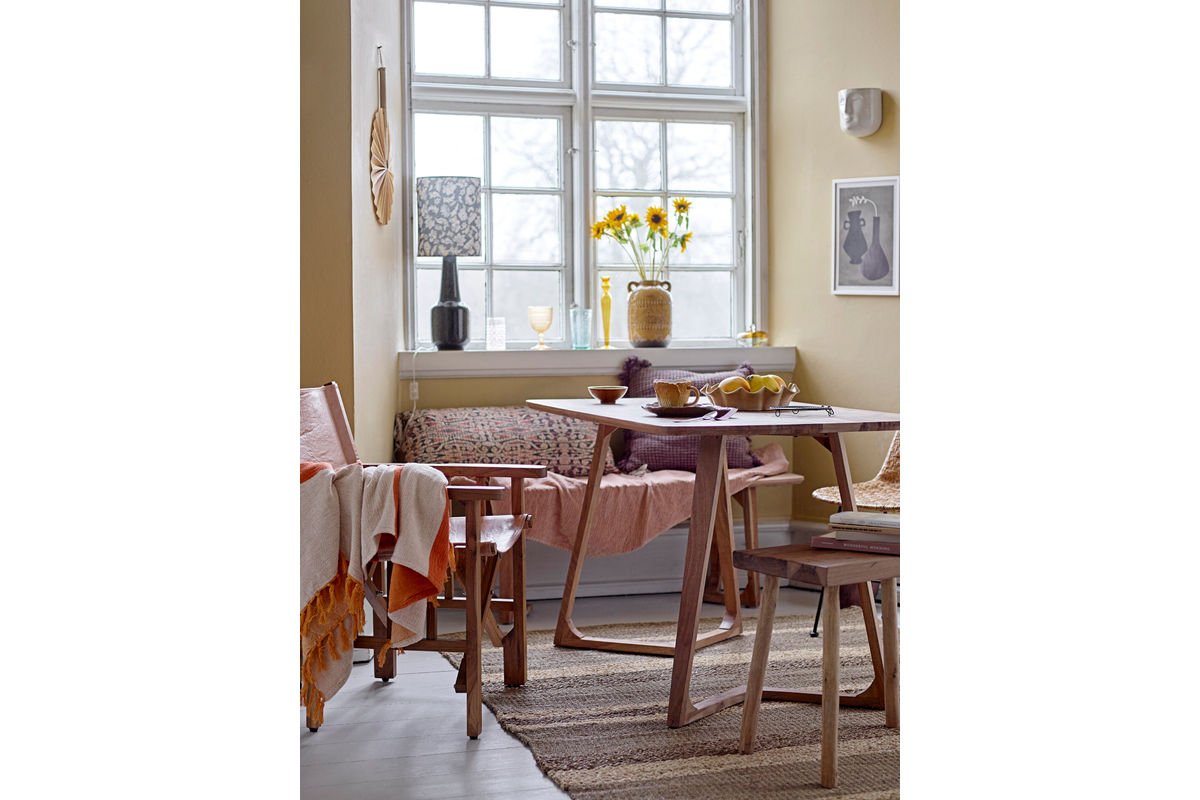 Tagesdecke Rosina – Quilt aus Baumwolle mit Velours in Rosé