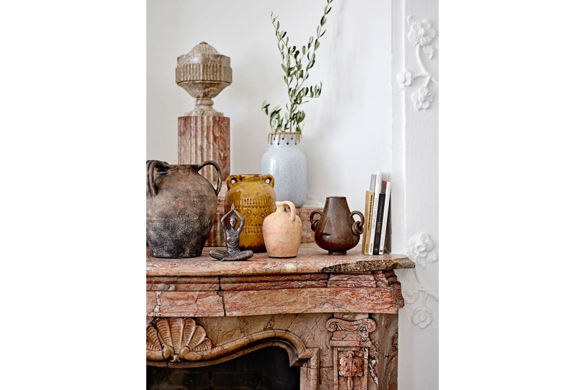 Vase „Liora“ – Braunes Steingut