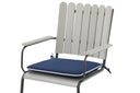 6er Set - Stuhlkissen Cushio aus Polyester in Blau