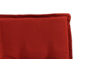6er Set - Stuhlkissen Philly aus Polyester in Grau, Rot