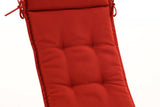 6er Set - Stuhlkissen Philly aus Polyester in Grau, Rot
