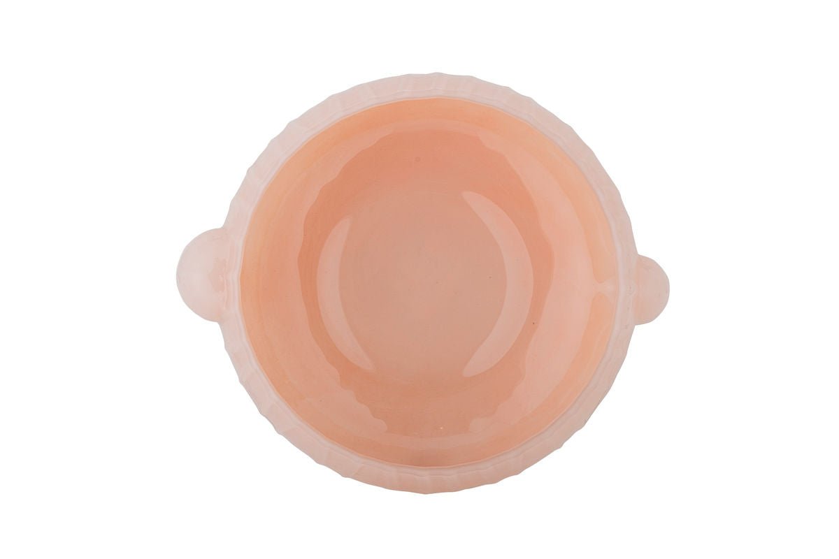 Schale Marli – handgefertigte Glasschale in zartem Rosé