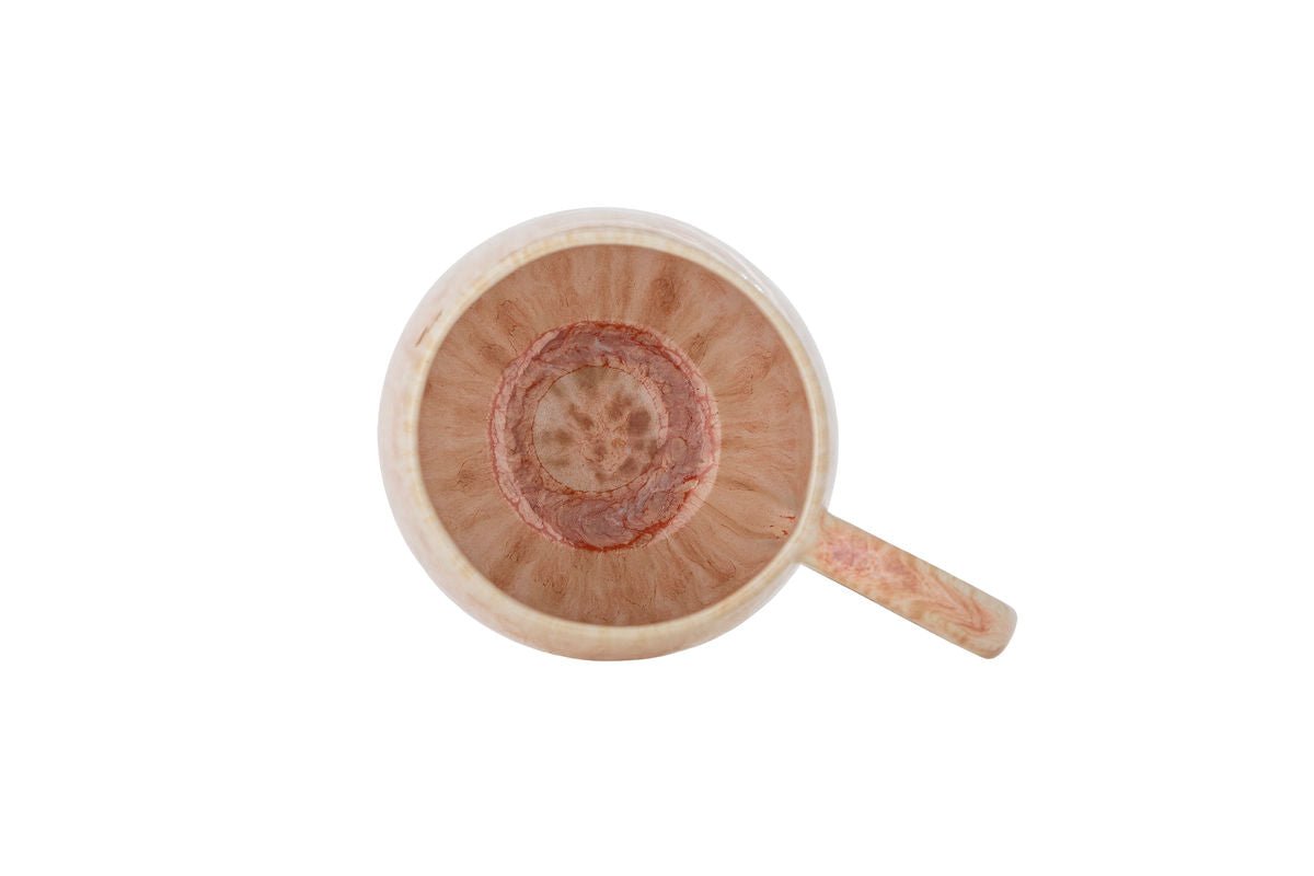 Tassen-Set Ikki – Reaktive Glasur in Rosétönen (4er-Set)