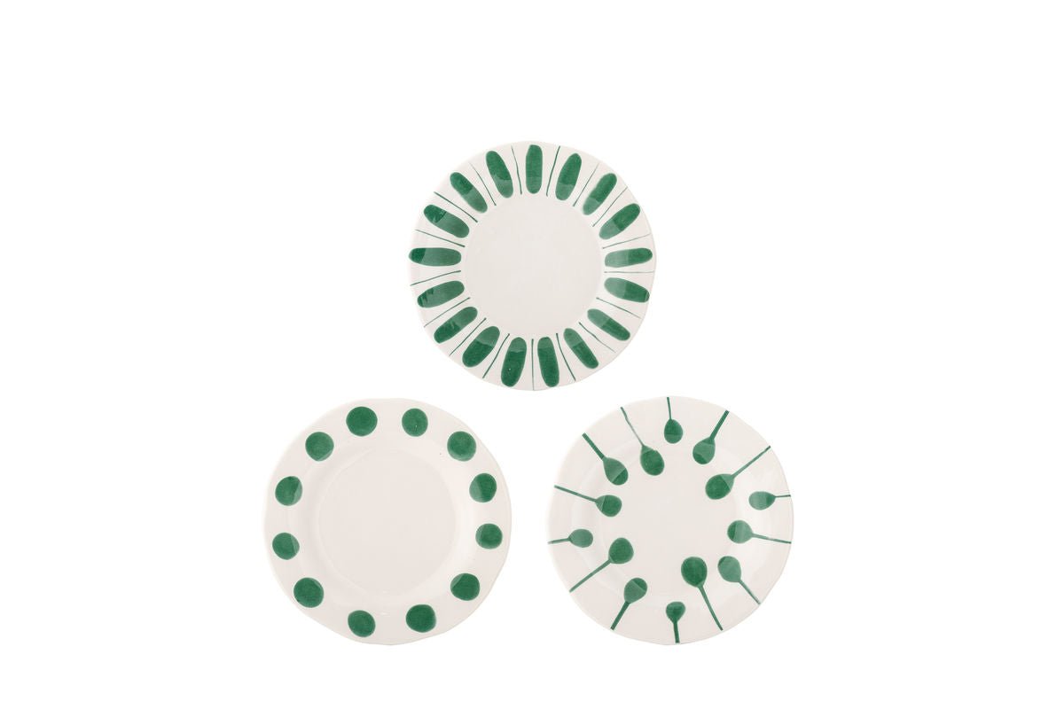 Teller Elvara - aus Steingut gefertigt 3er Set