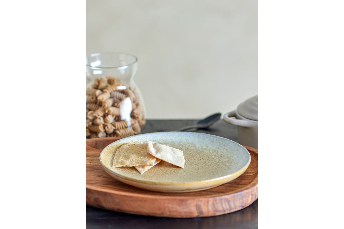 Frühstücksset Liora – Steingut mit strukturierter Glasur (12-teilig)