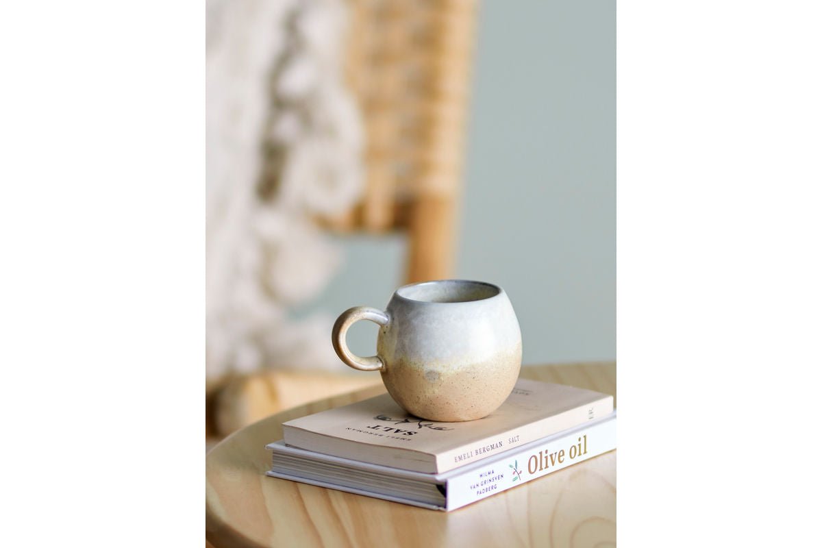 Frühstücksset Liora – Steingut mit strukturierter Glasur (12-teilig)