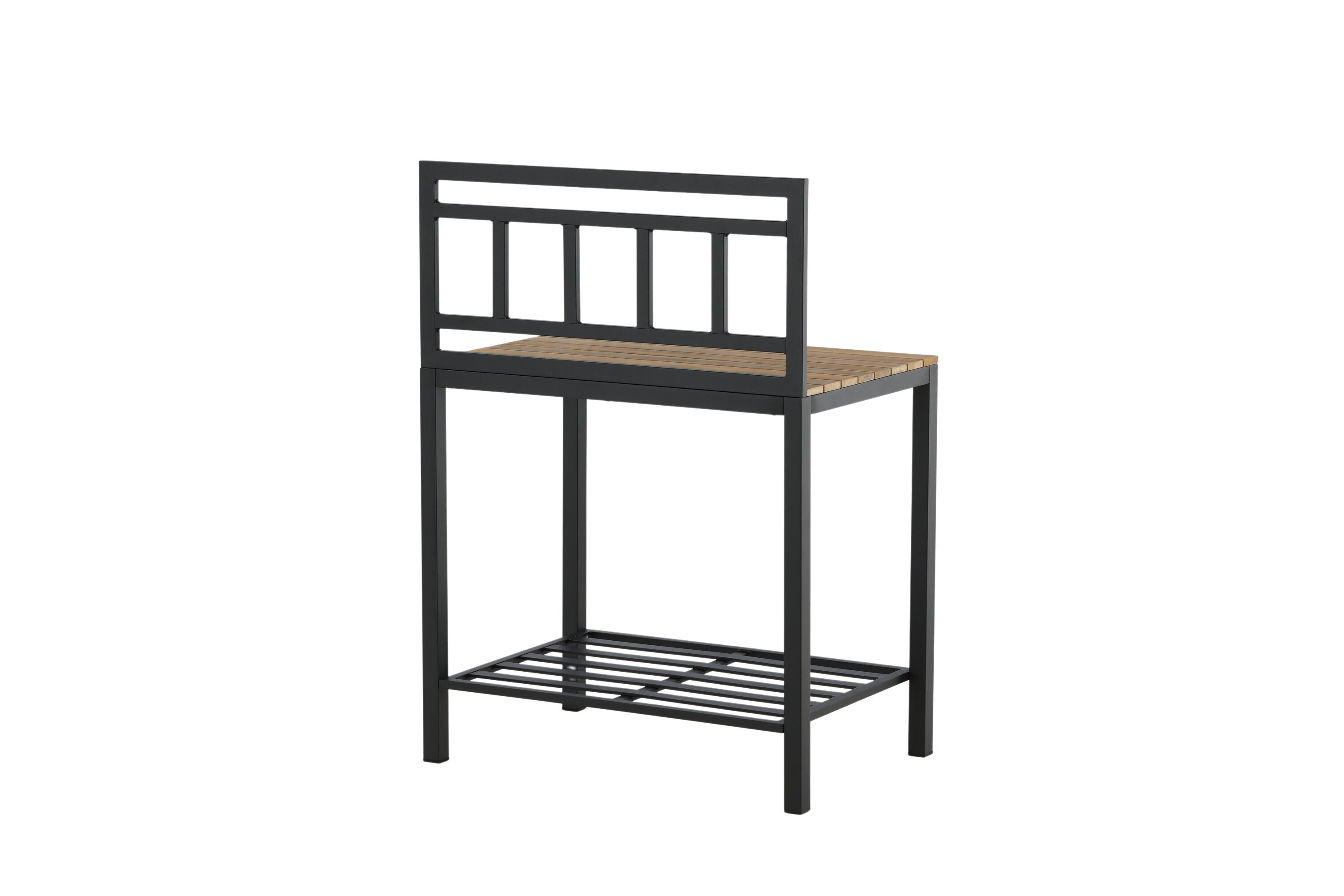 Ablagetisch Jana – Outdoor-Küchenmodul mit Teakholz-Arbeitsfläche