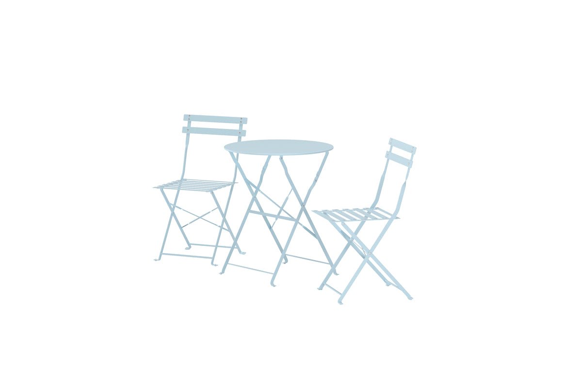 Garten Loungeset Elion – 3-teiliges Set mit rundem Tisch in 3 Farben