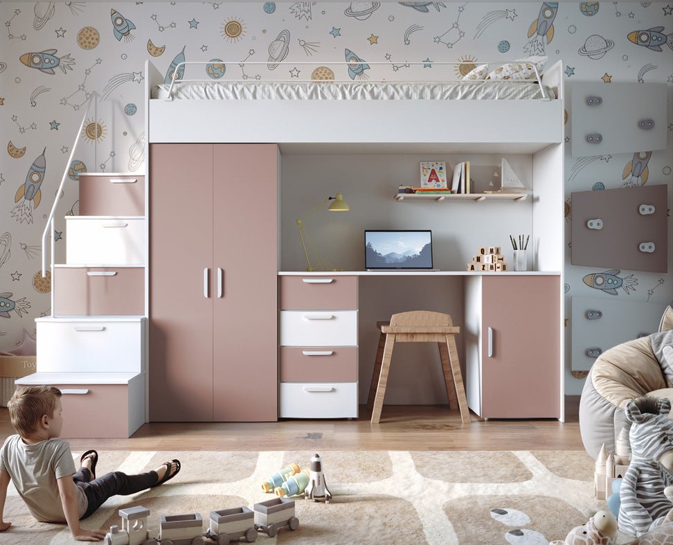 Kinderhochbett Dream Matte Oberfläche