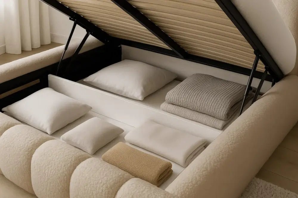 Custom Polsterbett: Storage