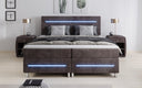 Boxspringbett Sejour mit LED in Cord