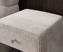Designer Nachttisch Amy in Cord