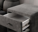 Designer Nachttisch Amy in Cord