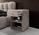 Designer Nachttisch Amy in Cord