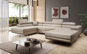 Designer Sofa Lago mit Schlaf - und Klappfunktion in Bouclé
