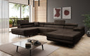 Designer Sofa Lago mit Schlaf - und Klappfunktion in Bouclé