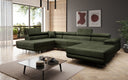 Designer Sofa Lago mit Schlaf - und Klappfunktion in Bouclé