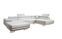 Designer Sofa Lago mit Schlaf - und Klappfunktion in Bouclé