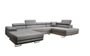 Designer Sofa Lago mit Schlaf - und Klappfunktion in Bouclé