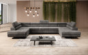 Designer Sofa Taormina mit Schlaf- und Klappfunktion in Cord