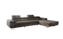 Designer Ecksofa Calvera Maxi mit Schlaf- und Klappfunktion in Cord