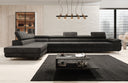 Designer Ecksofa Maxi mit Schlaf - und Klappfunktion in Cord