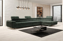 Designer Ecksofa Maxi mit Schlaf - und Klappfunktion in Cord