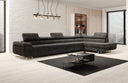 Designer Ecksofa Maxi mit Schlaf - und Klappfunktion in Cord