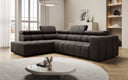 Designer Ecksofa Aurora mit elektrischer Schlaffunktion